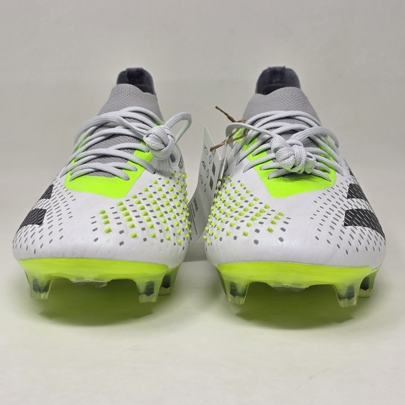 Adidas Predator Accuracy.1 FG Soccer Cleats GZ0035 Mens Size 6 White Black New - Picture 8 of 12
